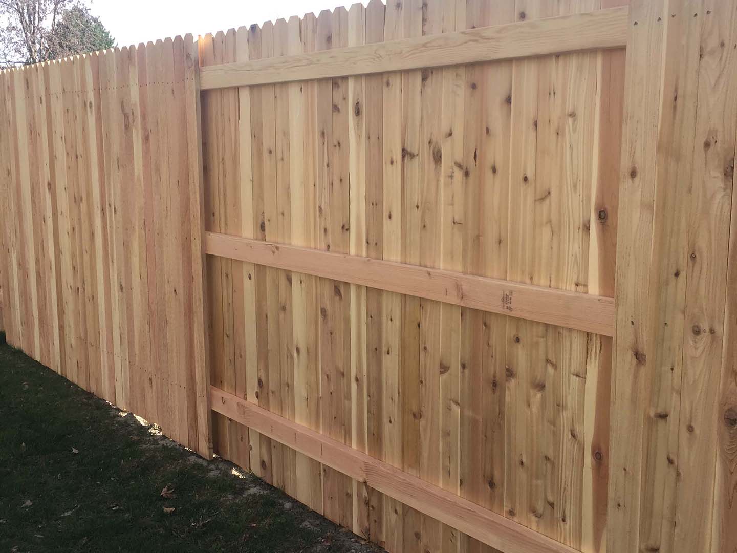 Photo of wood fence in Treasure Valley Idaho