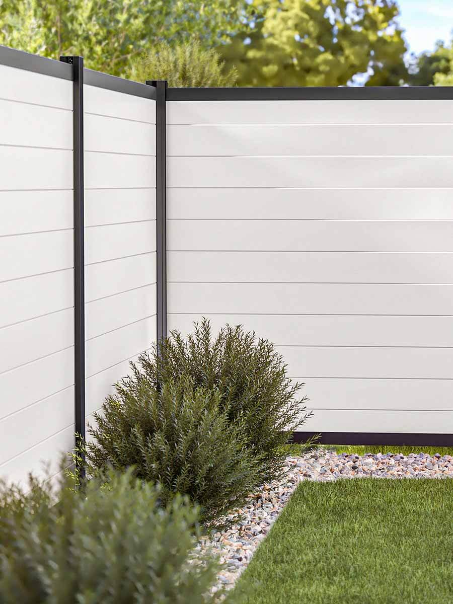 example of a Modern privacy fence in Boise Idaho
