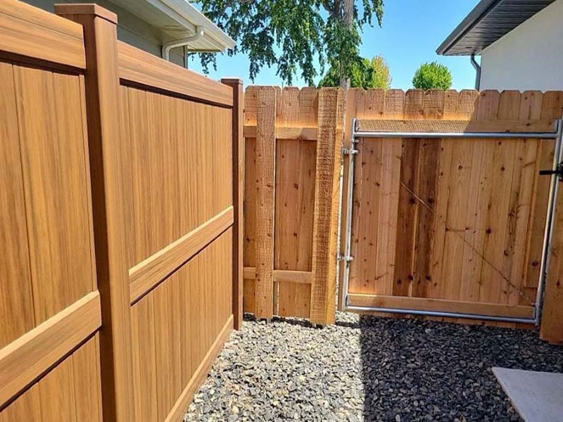 Wood Dog Fencing in Boise Idaho