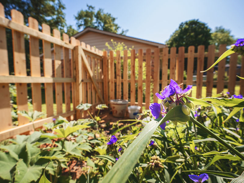 Decorative Fence Example in Cascade Idaho