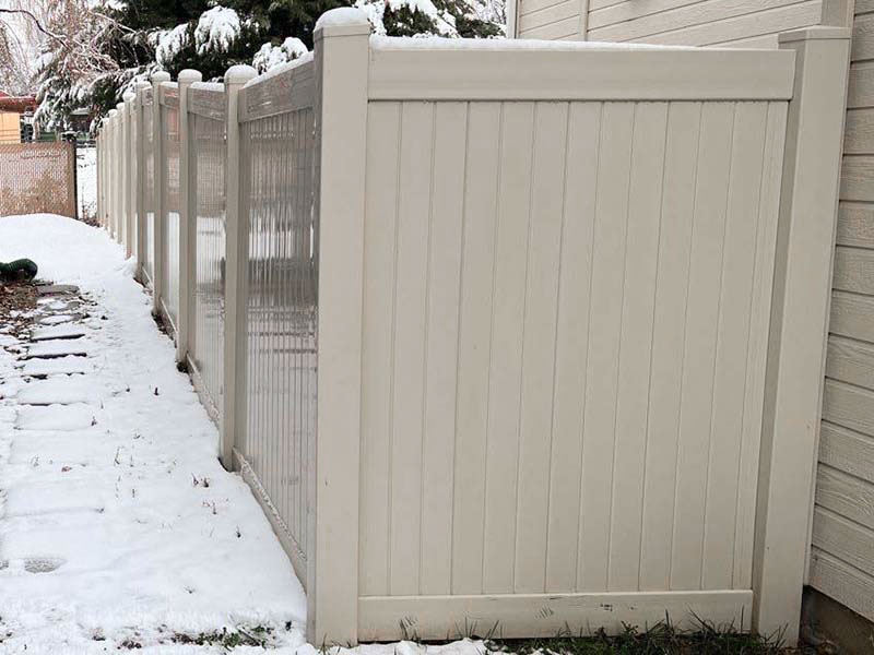 Privacy Fence Example in Donnelly Idaho