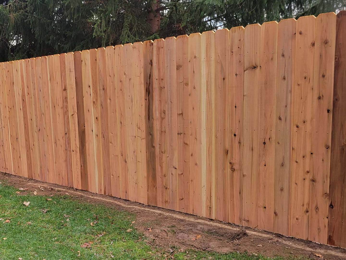 Wood Fence in Treasure Valley